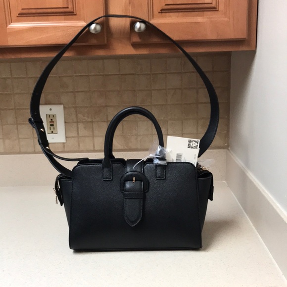 Anne Klein Black Satchel Bag - Picture 1 of 7
